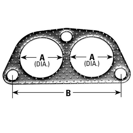 AP EXHAUST Gasket Merit Exhaust, 9253 9253